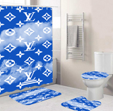 LV Shower Curtain Bathroom Sets