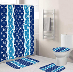 LV Shower Curtain Bathroom Sets