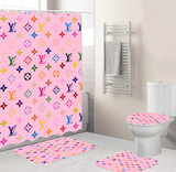 LV Shower Curtain Bathroom Sets