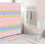 LV Shower Curtain Bathroom Sets