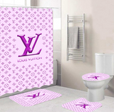 LV Shower Curtain Bathroom Sets