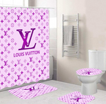 LV Shower Curtain Bathroom Sets