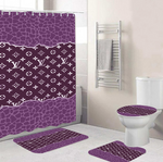 LV Shower Curtain Bathroom Sets