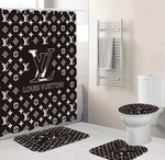 LV Shower Curtain Bathroom Sets