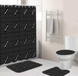 LV Shower Curtain Bathroom Sets