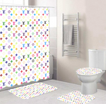 LV Shower Curtain Bathroom Sets