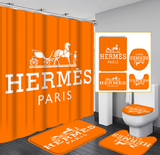 Hermes Shower Curtain Bathroom Sets