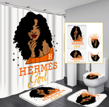 Hermes Shower Curtain Bathroom Sets