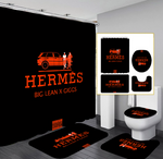 Hermes Shower Curtain Bathroom Sets