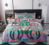 Hermes Flannel Comforter Sets