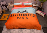 Hermes Flannel Comforter Sets