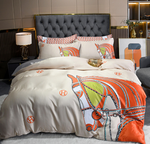 Hermes Silk Comforter Sets