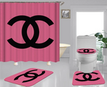 Chanel Shower Curtain Bathroom Sets