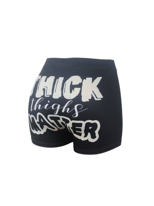 Thick Thighs Matter Snack Shorts