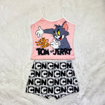 Cartoon Two Piece Short Sets