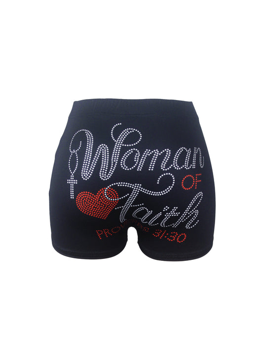 Woman Of Faith Snack Shorts