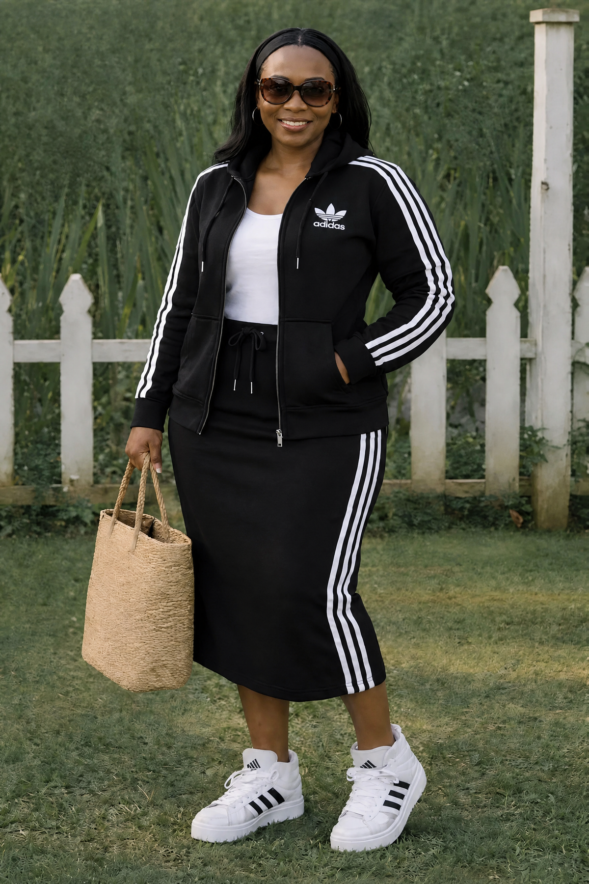 Jacket & Skirt Adidas Two Piece Sets
