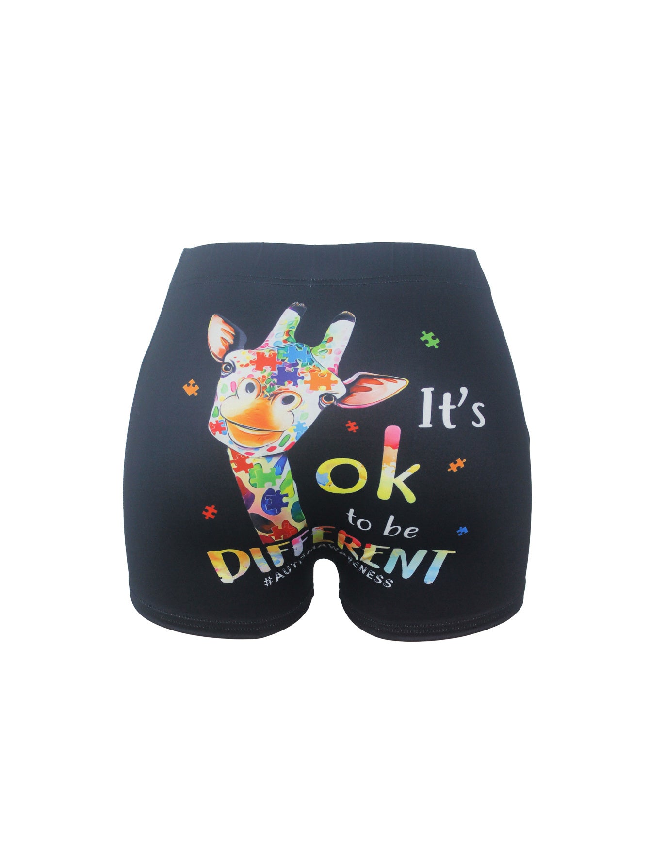 It's Ok To Be Different Snack Shorts