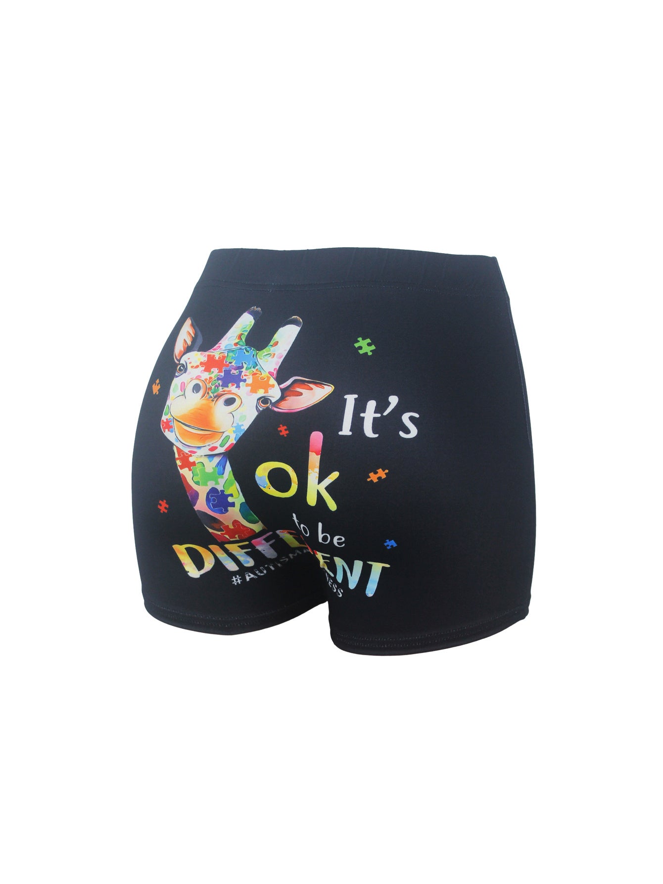 It's Ok To Be Different Snack Shorts