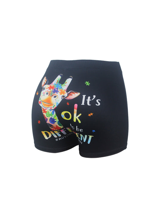 It's Ok To Be Different Snack Shorts