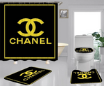 Chanel Shower Curtain Bathroom Sets