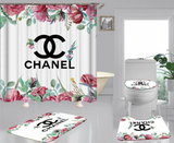 Chanel Shower Curtain Bathroom Sets