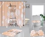 Chanel Shower Curtain Bathroom Sets