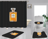 Chanel Shower Curtain Bathroom Sets