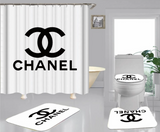 Chanel Shower Curtain Bathroom Sets