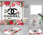 Chanel Shower Curtain Bathroom Sets