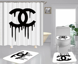 Chanel Shower Curtain Bathroom Sets