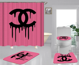 Chanel Shower Curtain Bathroom Sets