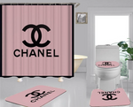 Chanel Shower Curtain Bathroom Sets