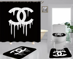 Chanel Shower Curtain Bathroom Sets